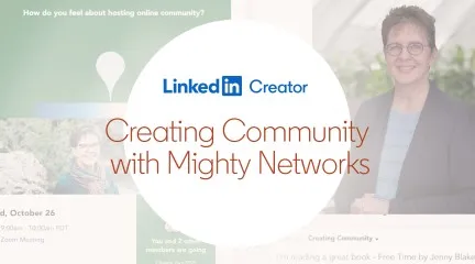 دوره آموزشی دوره آموزشی ایجاد انجمن با Mighty Networks - Image of Course Creating Community with Mighty Networks